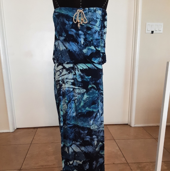 Calvin Klein Blue Maxi Dress - Picture 2 of 4